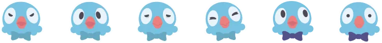 AI2U · Parrot Sticker Set